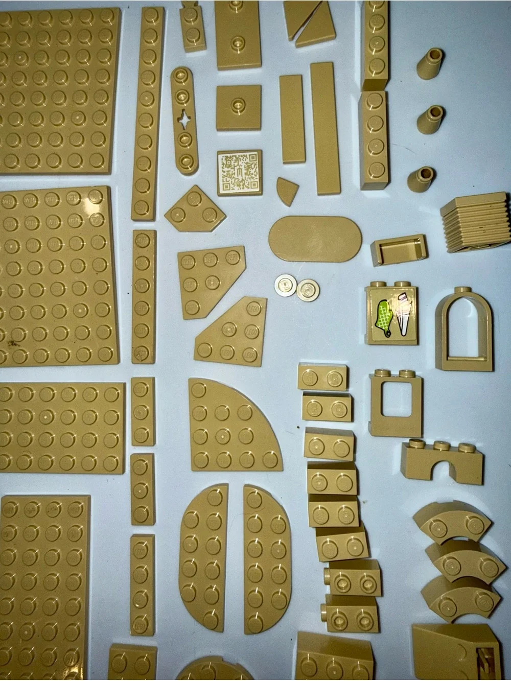 Lego tan blocks